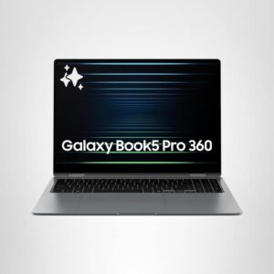Samsung 16” Galaxy Book5 Pro 360 Copilot+ PC, AI Computer, Intel Core 7 Ultra Processor, 3K AMOLED (2880×1800) Touchscreen, S Pen,120Hz, Dolby Atmos,…
