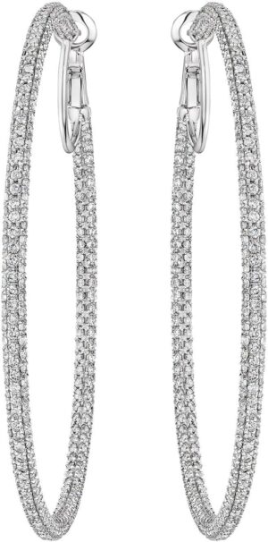 Leviev ‘Starlit Symphony’ 18K White Gold Diamond Earrings, 4.5 CT