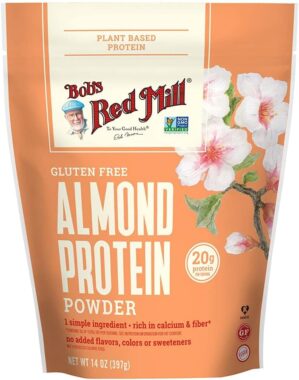 Bob’s Red Mill Gluten Free Almond Protein Powder 14 oz (Pack of 1)