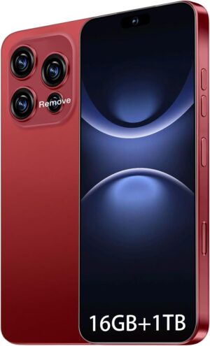 Yemjaw 16PROMA X 16GB+1TB 6.99″ HD Screen Smartphone Unlocked Cell Phone,Battery 7000mAh Unlocked The Phone, Android 14 Fingerprint Button…