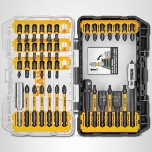 DEWALT Screwdriver Bit Set, Impact Ready, FlexTorq, 40-Piece (DWA2T40IR)