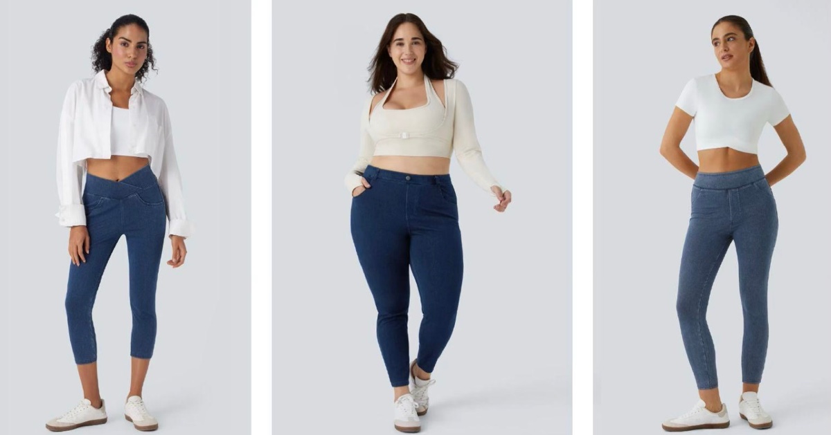 Denim Leggings That Fit Curvy Bodies & Keep Their Shape Denim Leggings That Fit Curvy Bodies & Keep Their Shape